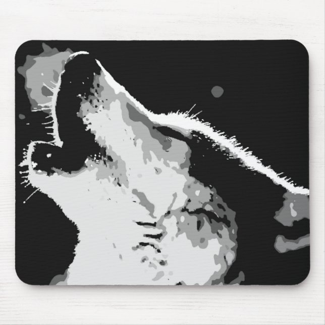 Mousepad Wolf Howling (Frente)
