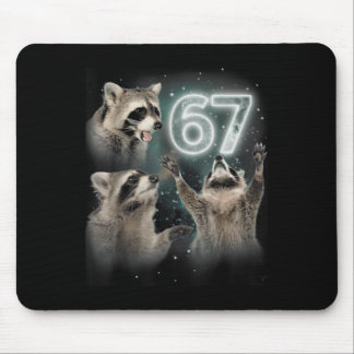Mousepad Wolf Howling At The Moon 67 6 7 Halloween 67 Wolf