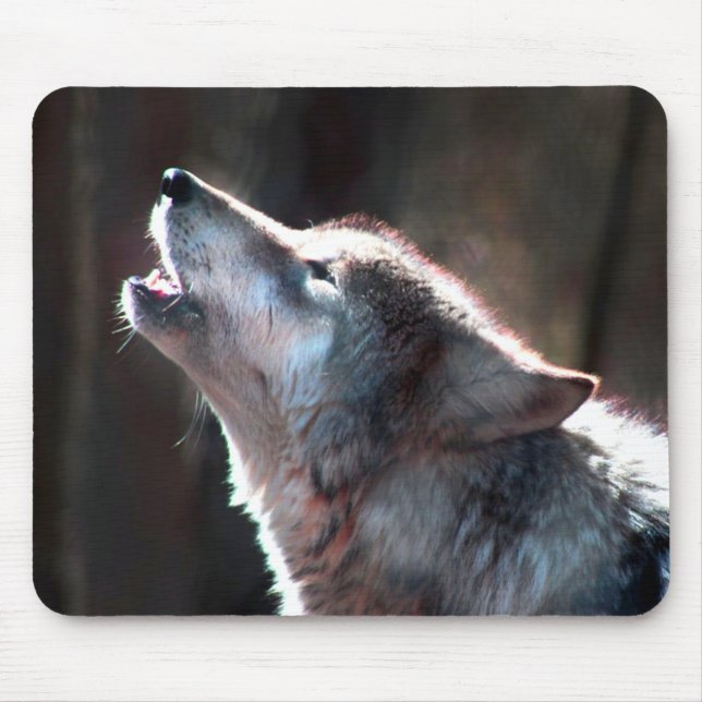 Mousepad Wolf Howling Lone Wolf (Frente)