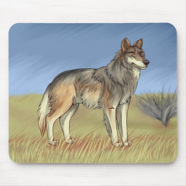 Mousepad Wolf mexicano (Frente)