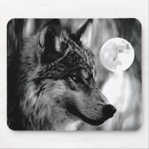 Mousepad Wolf & Moon