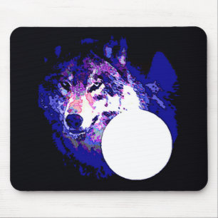Mousepad Wolf & Moon
