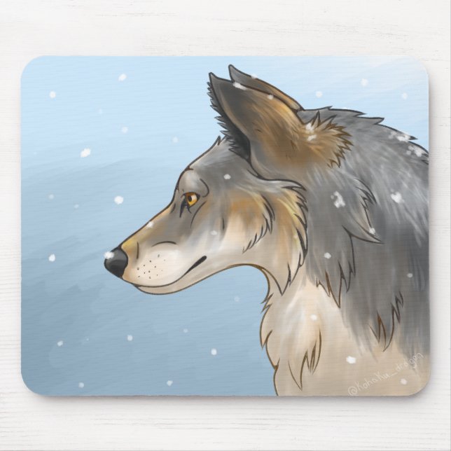 Mousepad Wolf Northwestern (Frente)