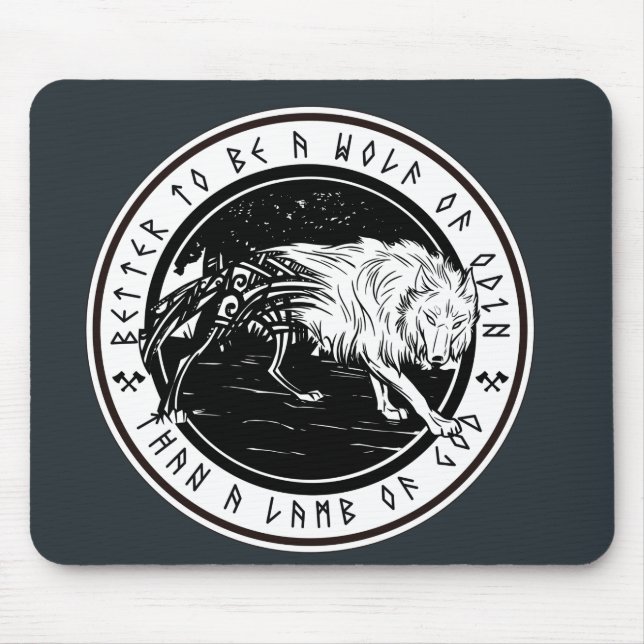 Mousepad Wolf Of Odin (Frente)