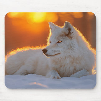 Mousepad Wolf Wild Animal Loving Portrait
