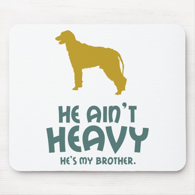 Mousepad Wolfhound irlandês (Frente)