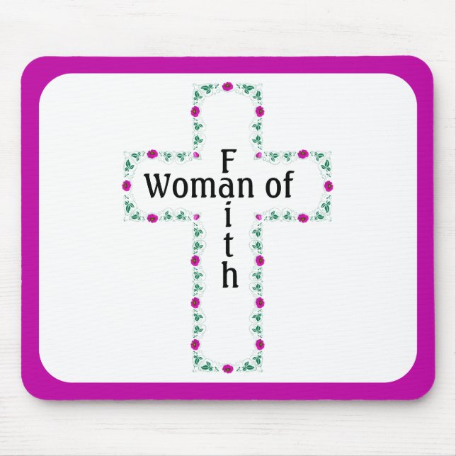Mousepad Woman of faith (Frente)