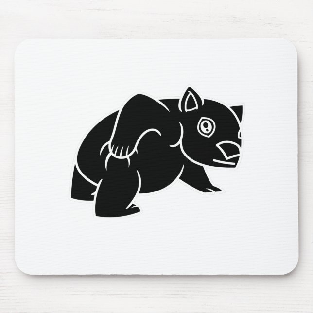 Mousepad Wombat É Bonito (Frente)