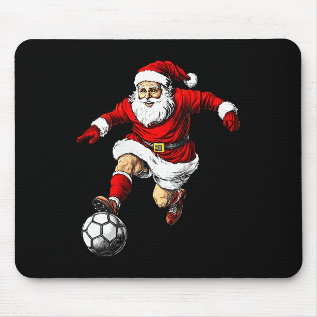 Mousepad Womens Footballer Christmas V-neck  (Frente)