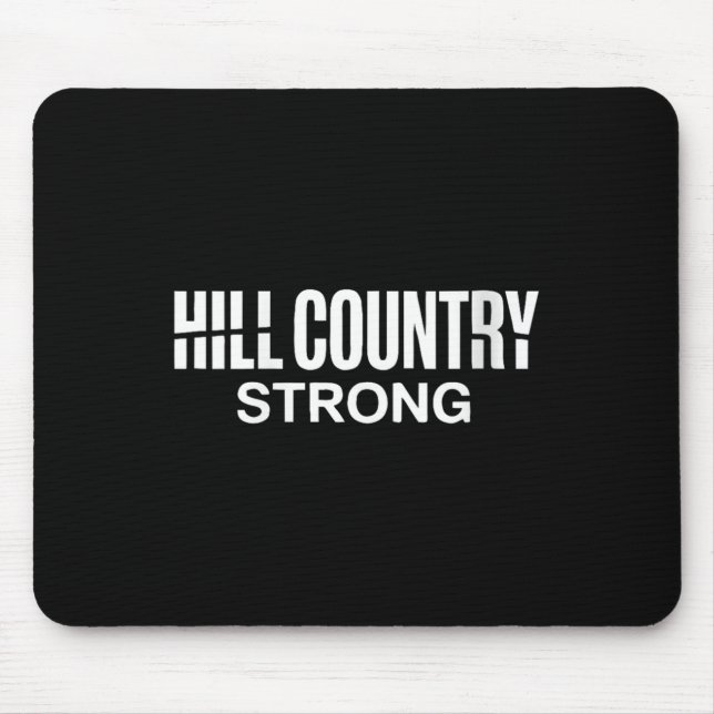 Mousepad Womens Hill Country Strong Texas Pride Cotação V-n (Frente)