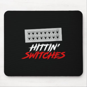 Mousepad Womens Hittin Switches Funny Network Admin Tech Hu