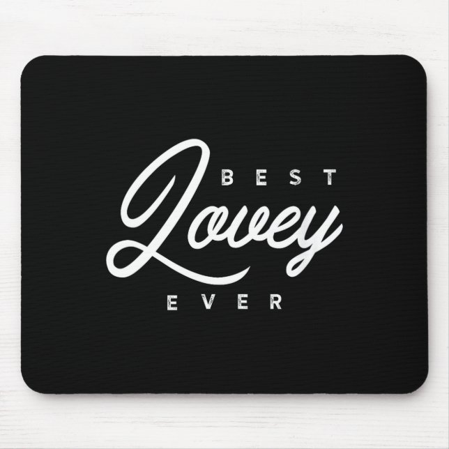 Mousepad Womens Lovey Design_ Lovey Ever V-neck  (Frente)