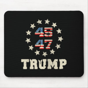 Mousepad Womens Trump 2024 Flag (em Trás) Leva a América de