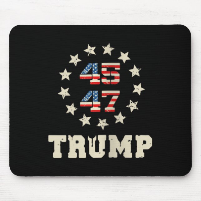 Mousepad Womens Trump 2024 Flag (em Trás) Leva a América de (Frente)