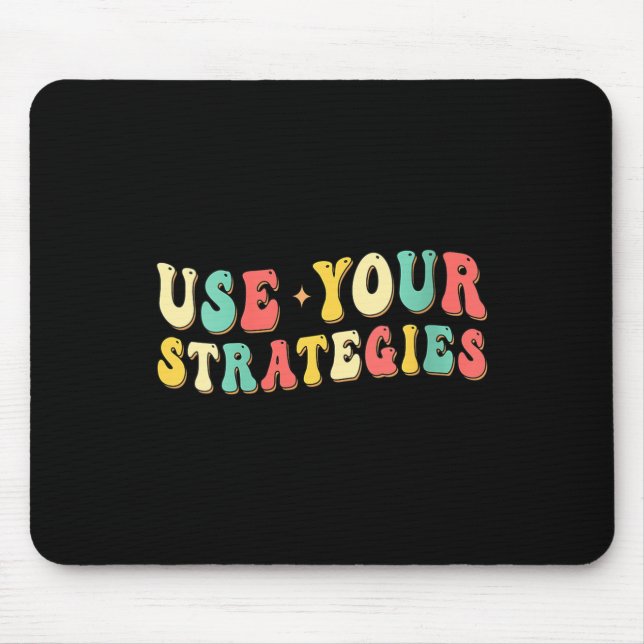 Mousepad Womens Use Your Strategies Test Day Testing Exam S (Frente)