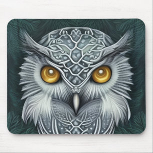 Mousepad Wonder Wonder Snow Owl Beauty