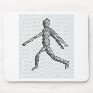 Mousepad Wooden Human Mannequin