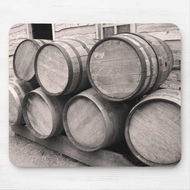Mousepad Wooden Whiskey Barrels (Frente)