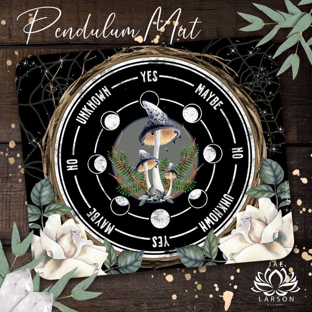 Mousepad Woodland Mushroom Fungi Forest Psicum Pendulum (Criador carregado)