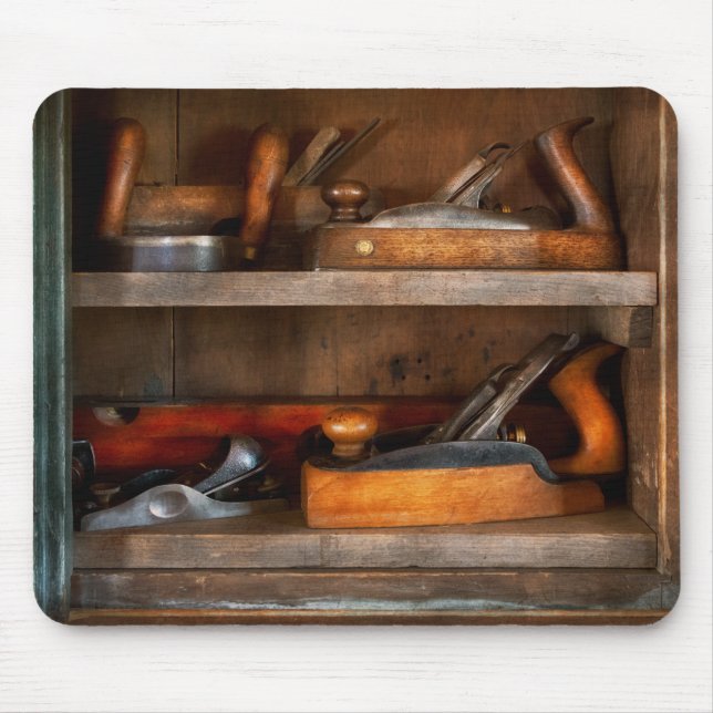Mousepad Woodworker - Ferramentas do maquiador (Frente)