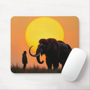 Mousepad Wooly Mammoth e Man
