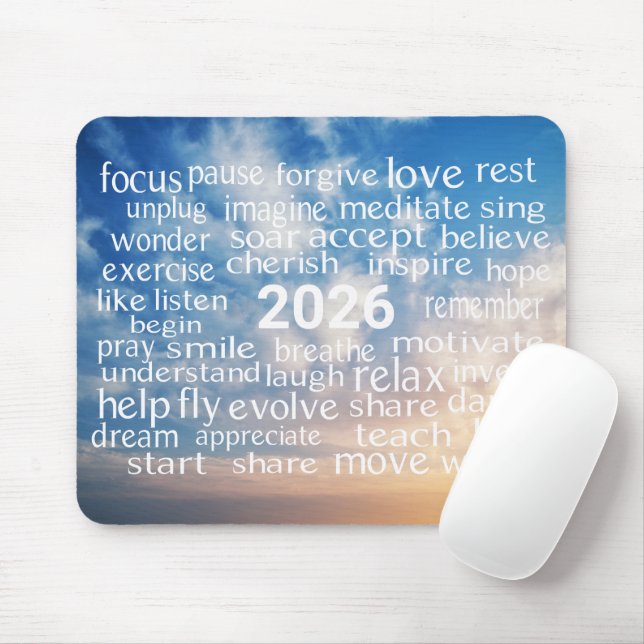 Mousepad Word Cloud 2026 No Sky (Com mouse)
