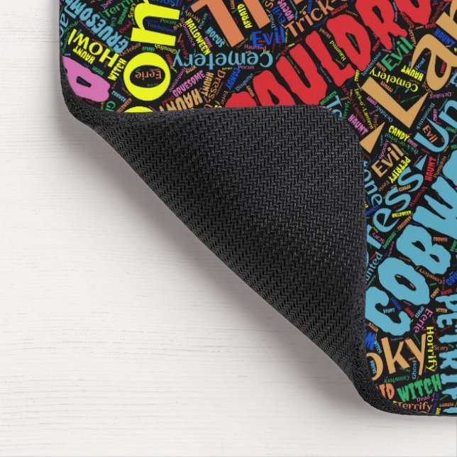 Mousepad Wordy Halloween (Canto)