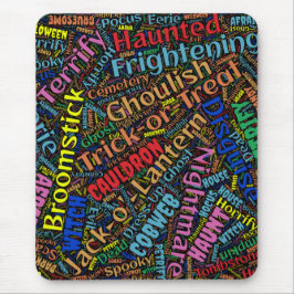 Mousepad Wordy Halloween