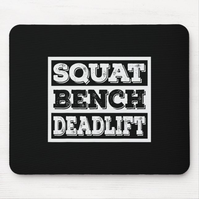 Mousepad Workout de Elevação de Porte do Quadrado de Levant (Frente)
