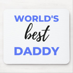 Mousepad World's Best Daddy bl