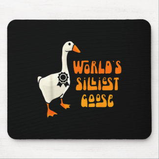 Mousepad World's Silliest Goose Funny Goose Lovers 