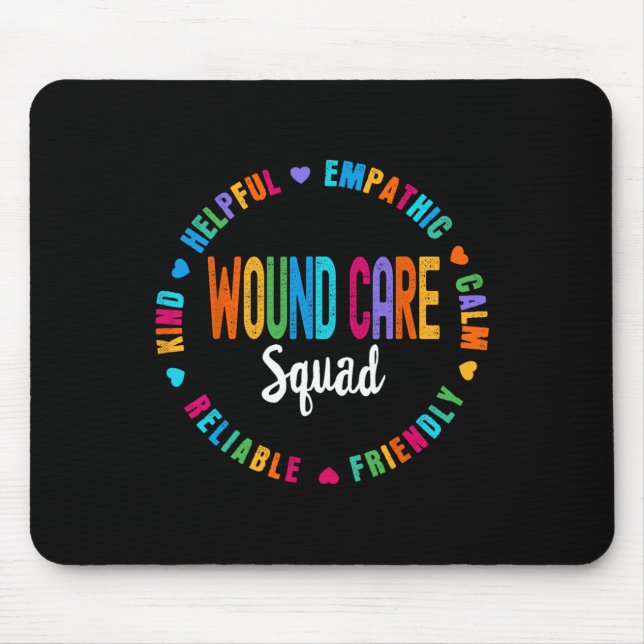 Mousepad Wound Care Nurse Squad Appreciation Sta (Frente)