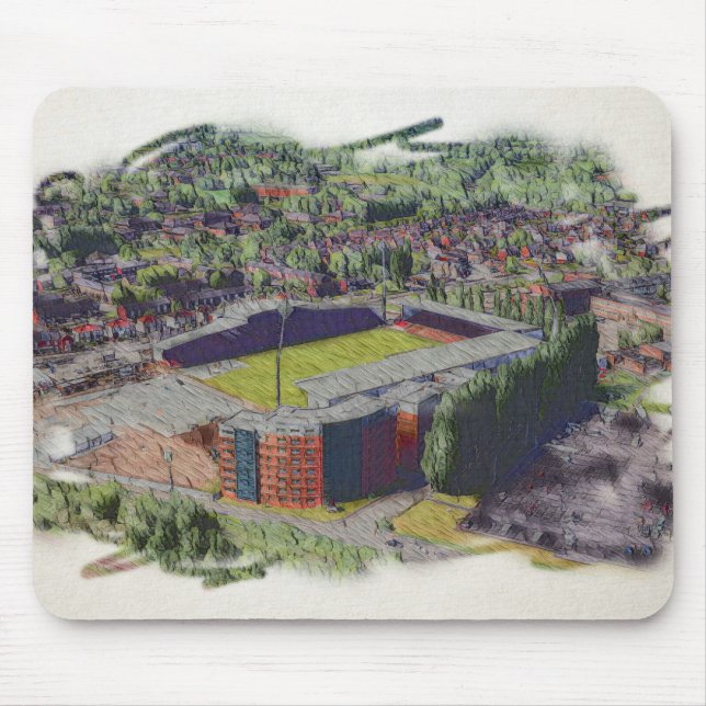 Mousepad Wrexham AFC, Racecourse Ground (Frente)