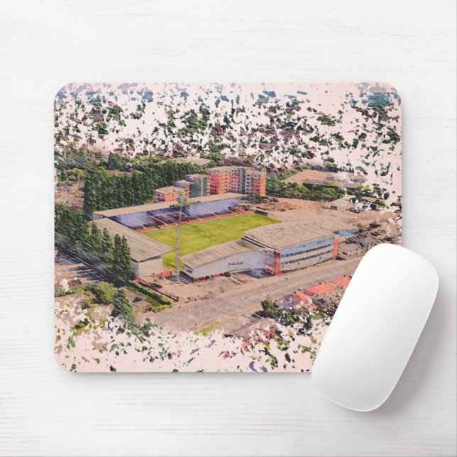 Mousepad Wrexham AFC, Racecourse Ground (Com mouse)