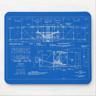 Mousepad Wright Bros. Modelo 1903 do "insecto"
