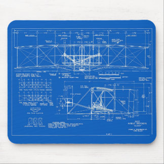 Mousepad Wright Bros. Modelo 1903 do "insecto"
