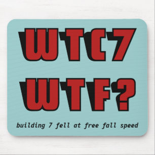 Mousepad WTC 7 WTF? em azul