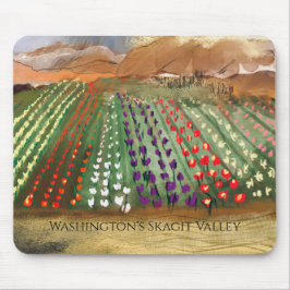 Mousepad WWA Skagit Valley Tulip Fields Primavera Dreaming