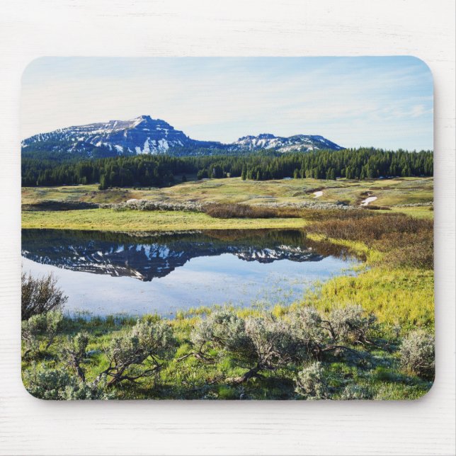 Mousepad Wyoming, Montanhas Rochosas, Um pico de montanha (Frente)