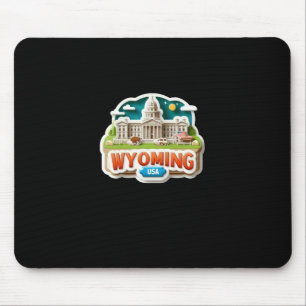 Mousepad Wyoming Sticker