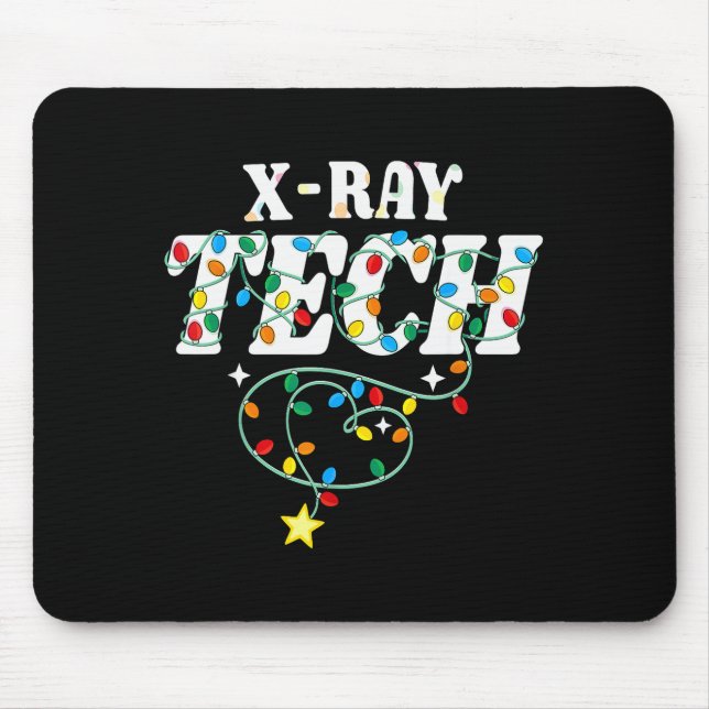 Mousepad X-ray Tech Christmas Radiologic Technologist Techs (Frente)