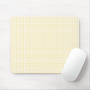 Mousepad Xadrez Amarelo Préppy