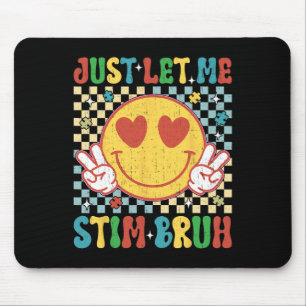 Mousepad Xadrez Apenas Me Deixe Estimular Bruh Mês de Consc