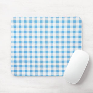 Mousepad Xadrez Azul Bebê