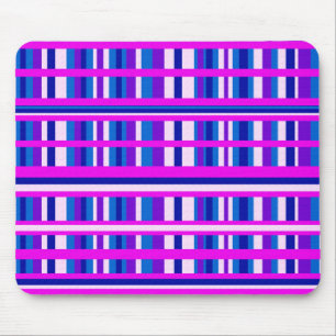 Mousepad Xadrez azul roxa rosa