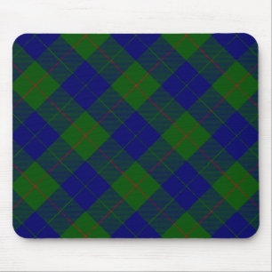 Mousepad Xadrez azul-tartã-barclay