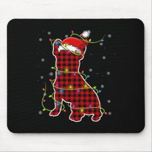 Mousepad Xadrez Buffalo Bulldog Papais noeis de Natal