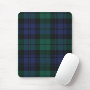 Mousepad Xadrez Clássico Elegante Verde Rústico Tartã