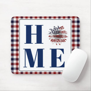 Mousepad xadrez de búfalo girassol "Casa"
