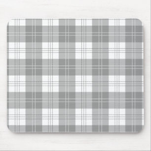 Mousepad Xadrez de Búfalo Preto e Branco